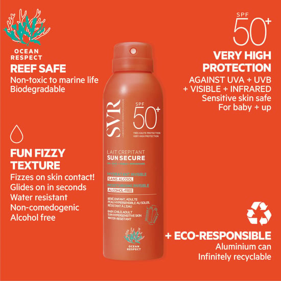 SVR Sun Secure Crackling Milk SPF50+ - 200ml Hydraterende Lotion - Image 6