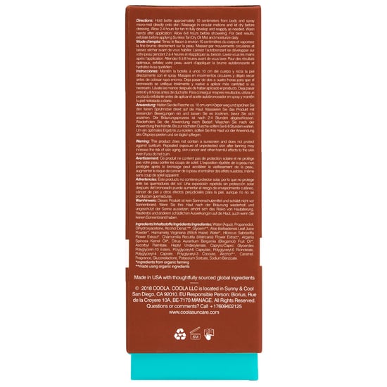 COOLA Sunless Tan Dry Oil Mist for a Natural Glow - Image 3