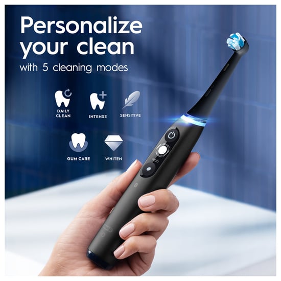 Oral-B iO 7 Black Electric Toothbrush - Advanced Oral Care - Image 3