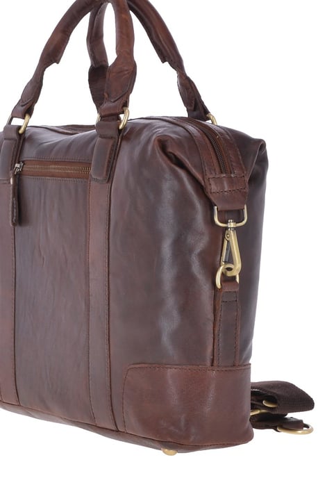 Real Leather Vintage Laptop Work Bag - Image 4