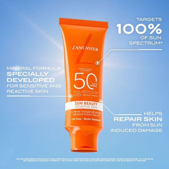 Lancaster Sun Beauty Minerale Gezichtscrème SPF50 voor de gevoelige huid - Ultieme UV-bescherming voor de gevoelige huid - Image 3