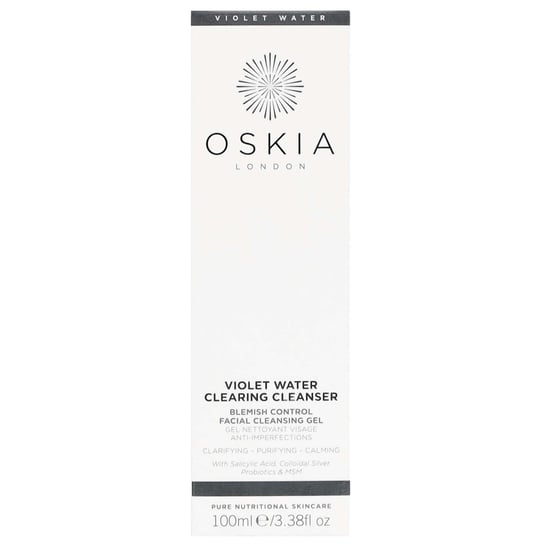 Oskia Violet Water Blemish Control Cleansing Gel for Clear Skin - Image 2