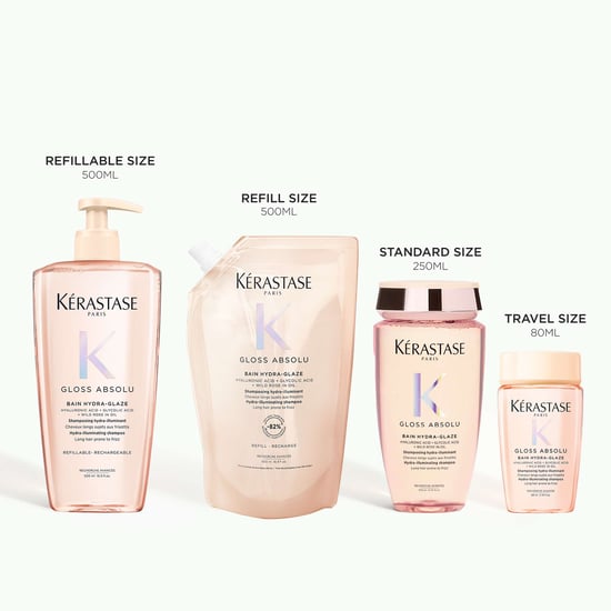 Kérastase Gloss Absolu Shampoo 80ml - Hydrating Formula with Glycolic Acid & Wild Rose - Image 6