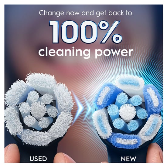 Oral-B iO Ultimate Clean Replacement Heads Black — 4 Pack - Image 6
