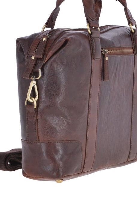 Real Leather Vintage Laptop Work Bag - Image 2