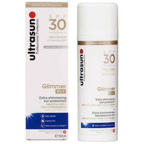 Ultrasun Body Glimmer MAX SPF30 - Radiant Sun Protection - Image 2