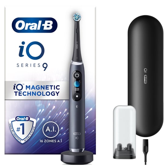 Oral-B iO 9 Black Electric Toothbrush - Ultimate Dental Care - 900 grams - 0.9 kg - Image 2