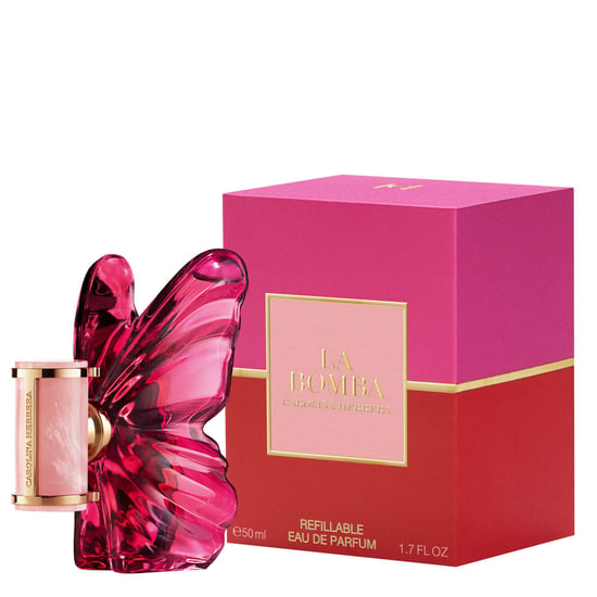 Carolina Herrera La Bomba Eau de Parfum Hervulbare vlinderfles 50 ml. - Image 2