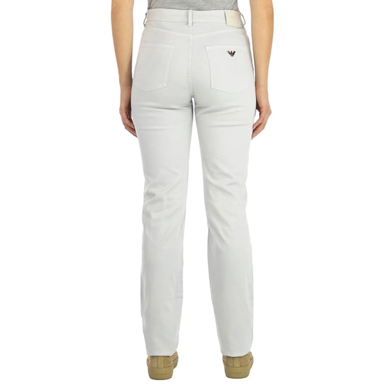 Regular fit stretch fabric long pants 6Y5J18-5N0RZ woman