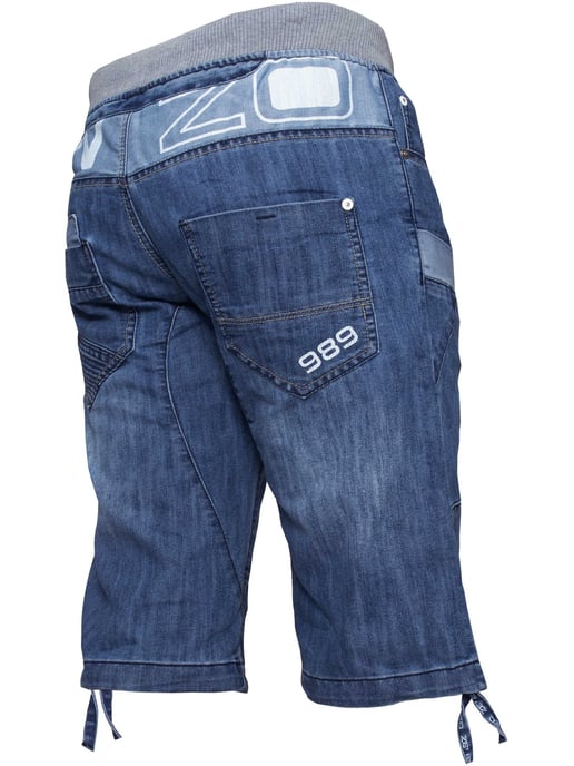 Mens Elasticated Denim Shorts| Enzo Designer Menswear - Image 4