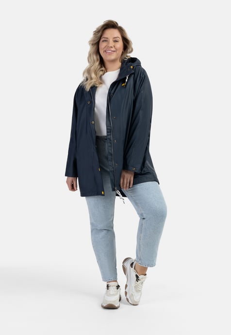 Schmuddelwedda Grote maat regenjas bridgeport Dames marine - Image 2