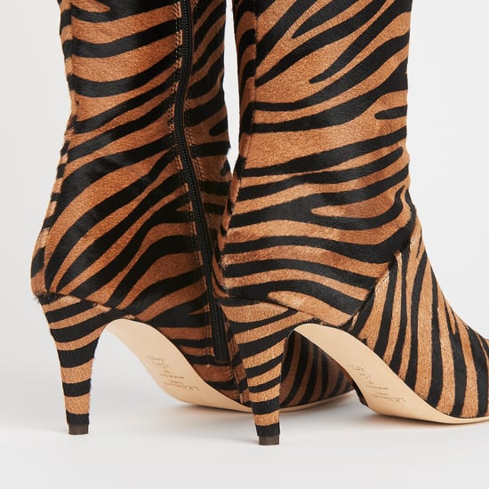 LK Bennett Gini knee boots, Natural Zebra