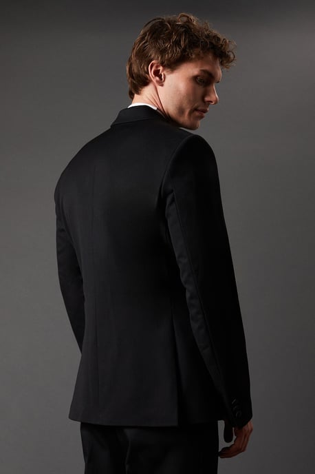 Black Double Breasted Tuxedo Jacket