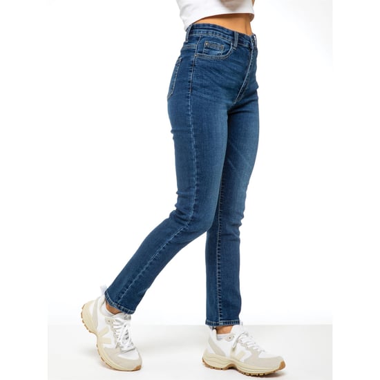 Enzo Womens Straight Denim Jeans - Image 5