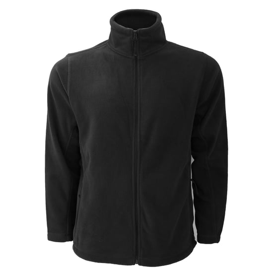 Russell Mens Full Zip Outdoor Fleece Jacket (Black) - Image 1