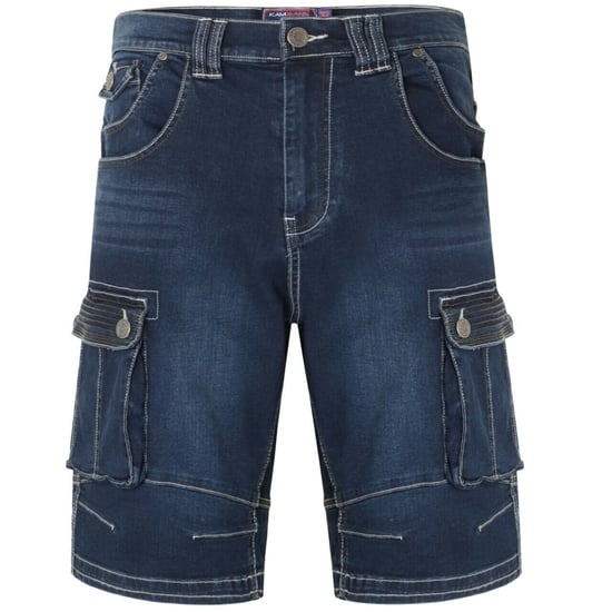 Kam Big & Tall Men's Denim Cargo Shorts