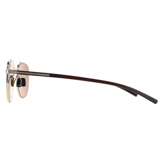Porsche Design Round Mens Gold Brown Ar Comfort Blue P8695