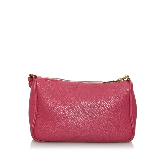 Vintage Prada Leather Baguette Pink - Image 3