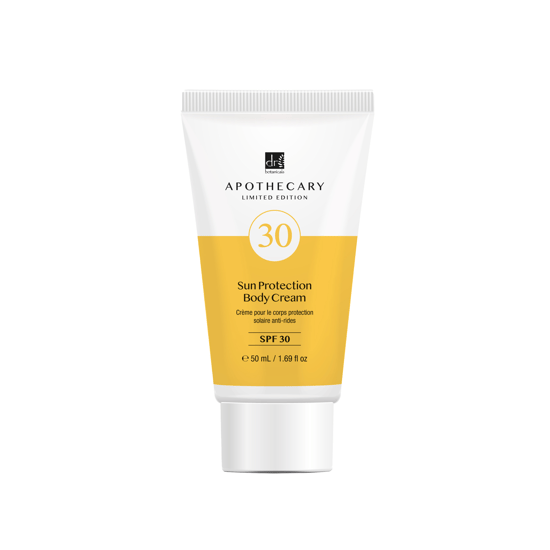 Dr Botanicals Sun Protection Body Cream SPF 30 50ml - Image 1