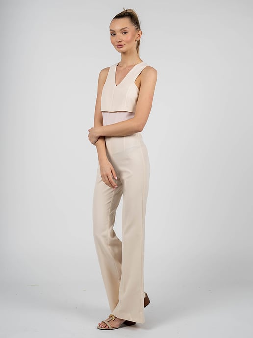 Patrizia Pepe Jumpsuit Woman's Beige - Image 6