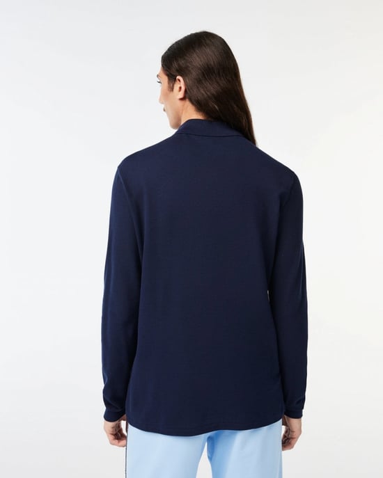 Lacoste Original L.12.12 Mens Long Sleeve Cotton Polo Shirt - Image 3