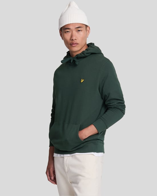 Pullover Hoodie för herrar i grönt - Image 1