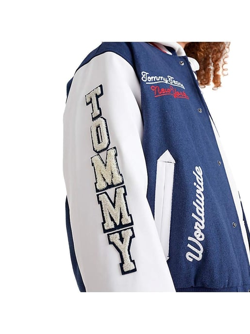 Tommy Jeans för män baseball college stil avslappnad blus - Image 3