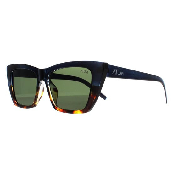 Atum Cat Eye Womens Shiny Gradient Demi G15 Green Arid