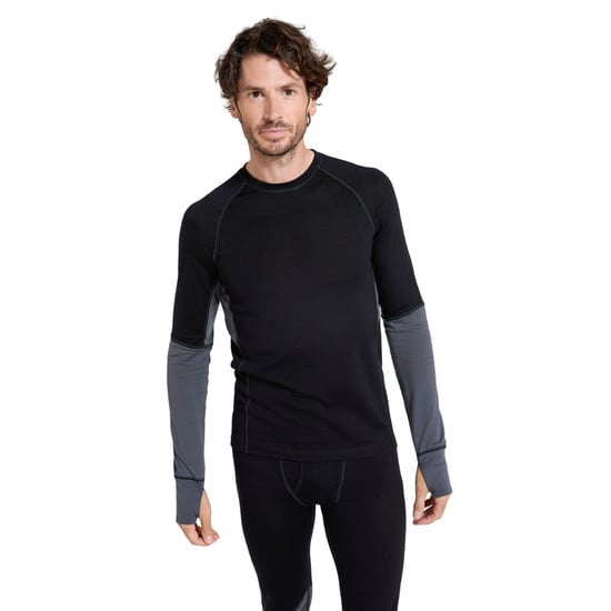 Mountain Warehouse Heren Ultra Merino Wol Ronde Hals Base Layer Top (Zwart) - Image 3