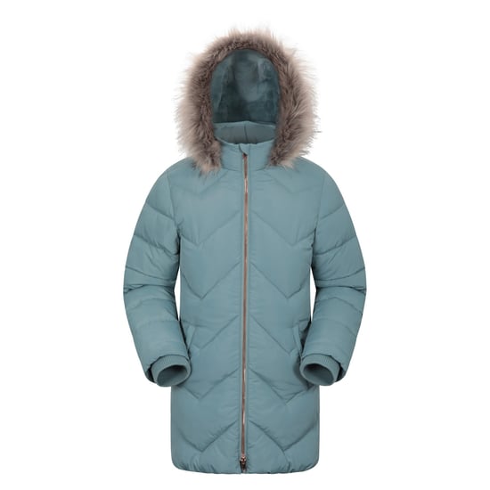 Mountain Warehouse Waterbestendige gewatteerde jas voor kinderen/Kinderen Galaxy (Teal) - Image 1