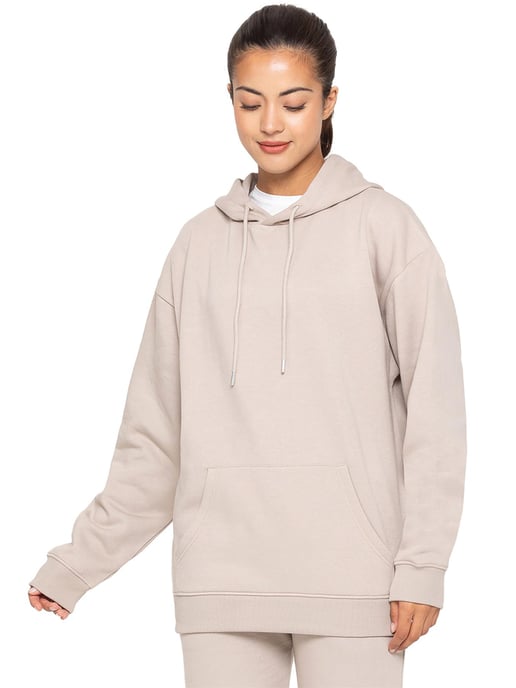 Enzo | Womens Oversized Hoodie - Oatmeal - Image 1