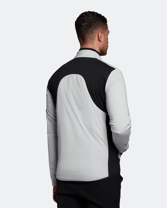 Lyle & Scott Golf Primaloft Jacket in White - Image 3