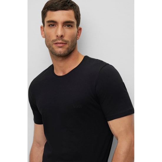BOSS Bodywear 3 Pack Crew Neck T-Shirts - Black
