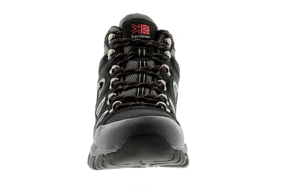 Karrimor Bodmin 4 Mid Weather Mens Walking Boots Black/Grey/Red