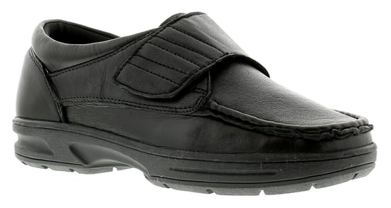 Dr Keller Texas Mens Leather Casual Shoes Black