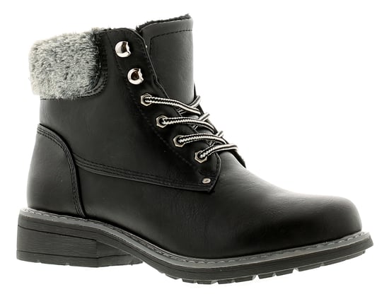 Apache Furlong Womens Ladies Ankle Boots Black