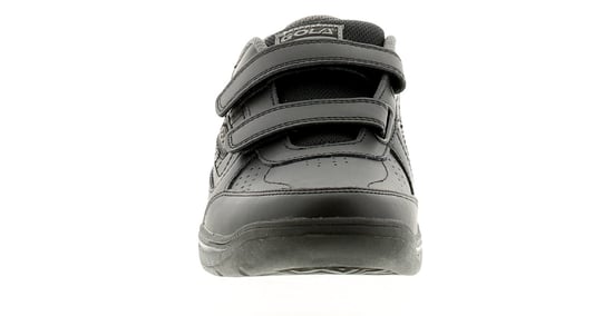 Gola Belmont touch fastening Wide Fit Mens Leather Trainers Black - Image 3