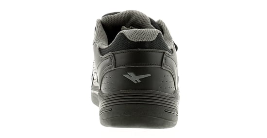 Gola Belmont touch fastening Wide Fit Mens Leather Trainers Black - Image 4