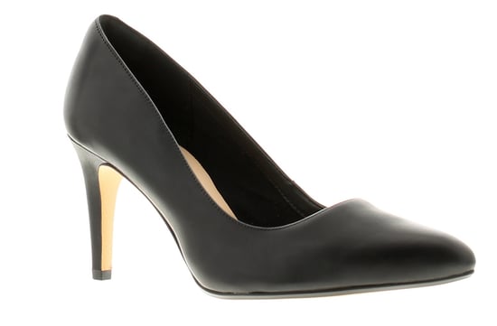Clarks Laina Rae Womens Black Pointy Heels - Image 1