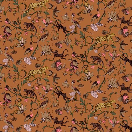 Exotic Wildlings Tropical Printed Wallpaper