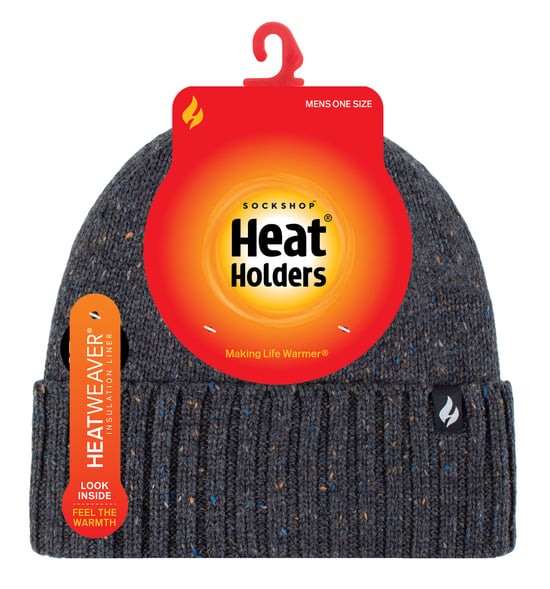 Värmeisolerande mössa för herrar | Värmehållare | Heatweaver Fleecefoder - Denim - Image 2