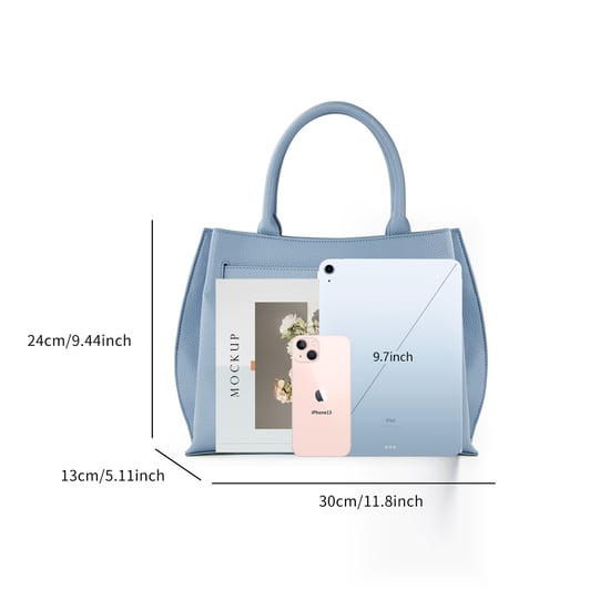VICTORIA HYDE Lambeth handbag in blue - Image 6