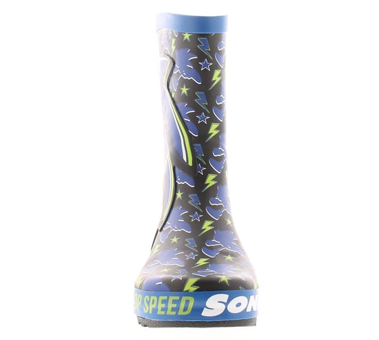 Sonic Younger Childrens Wellies Blake black