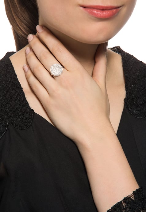 Orphelia Women's 925 Sterling Silver Ring - Silver ZR-3511