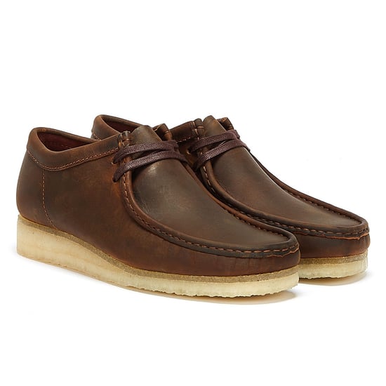 Clarks Originals Wallabee leer herenschoenen bruin - Image 1