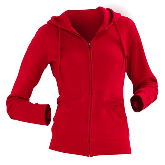 Russell Ladies Premium Authentic Hoodie med dragkedja (3-lagers tyg) (Klassiskt röd) - Image 2