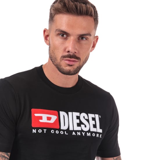 Men's Diesel Just Division T-Shirt in Black