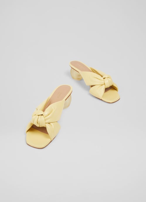 LK Bennett Jolene Formal Sandals, Lemon