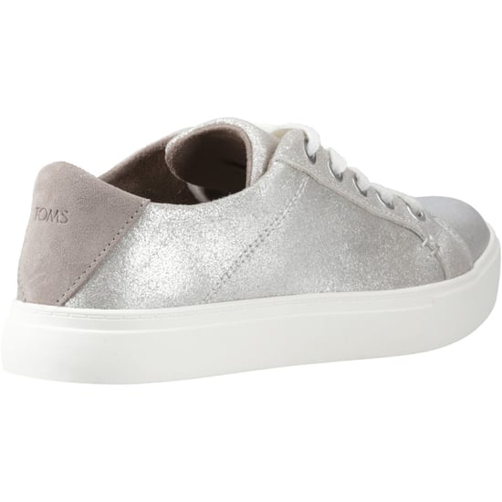 TOMS Kameron Leather Silver Trainers för kvinnor - Image 2