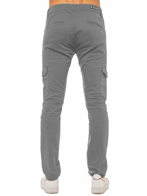 Enzo Mens Cargo Combat Chinos - Image 3
